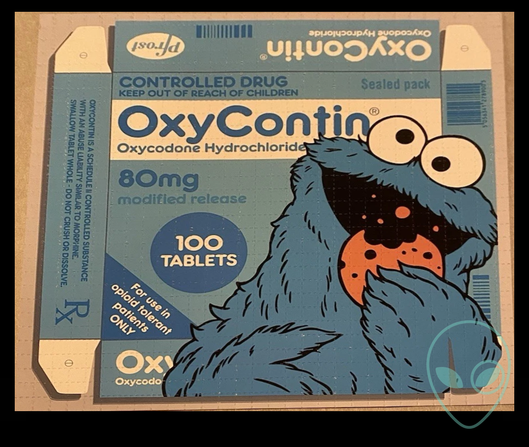 Ben Frost — “OxyCookie” blotter art print