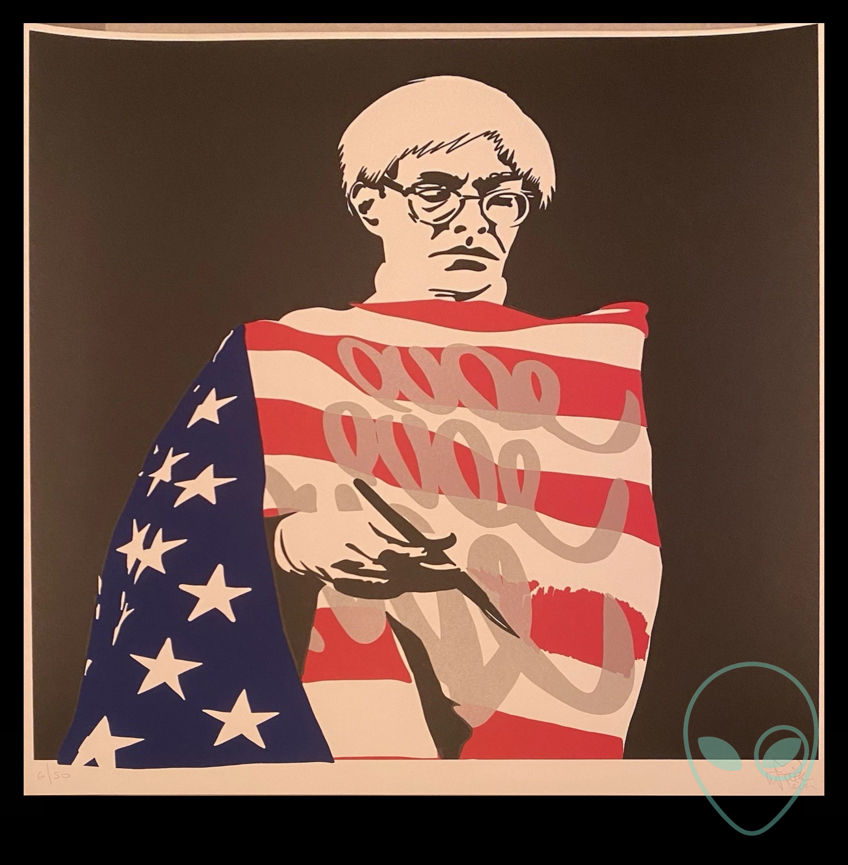 Pure Evil — “Star Spangled Andy” art print